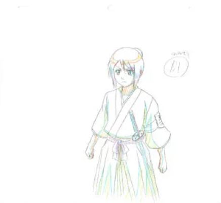 Kubo Tite - Bleach | genga – Momo Hinamori – Bleach – 1047 | La Galerie de la Bande Dessinée