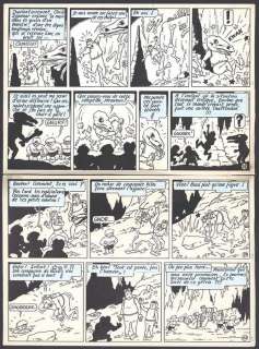 Bob de Moor - Planche Originale (P.10) - | Bob De Moor - Planche originale (p.10) - Les Aventures d’Oncle Zigomar/ De avonturen van Nonkel Zigomar - L’Empire des Taupes /Het Mollenrijk - (1955/2023) | Catawiki