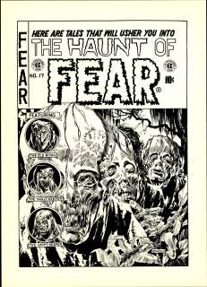 Ingels - HAUNT OF FEAR NO. 17 Cover (early 1970s) | Russ Cochran