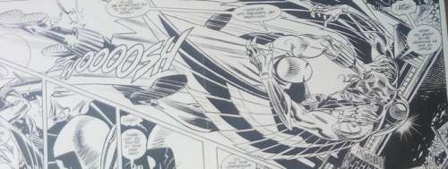 Bill Reinhold | Prowler Bill Reinhold - 22x17 - A2 - Splash Page - Prowler #4 - Page volante - Exemplaire unique - (1995) | Catawiki