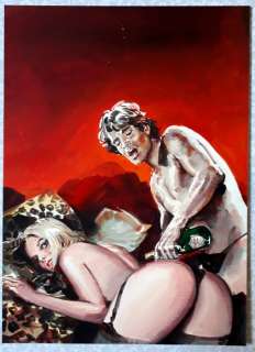 Roberto Molino | Attualità Nera Extra serie 36 - Porcate di lusso - Page volante - Exemplaire unique - (1983) | Catawiki