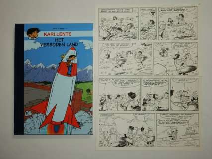 Mau, Bob | Kari Lente - Luxe album met originele pagina - Het verboden land - Oplage: 46 ex. - Cartonné - EO - (2008) | Catawiki