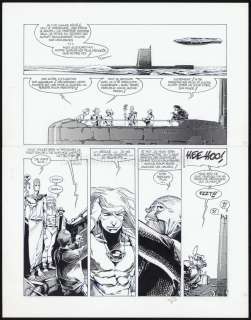 Olivier Vatine - Planche originale n°29 - Corail noir - Aquablue