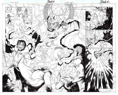 Kei Zama | MARVEL UNITED: A PRIDE SPECIAL (2025) #1 Page 8 & 9) splash | Kei Zama