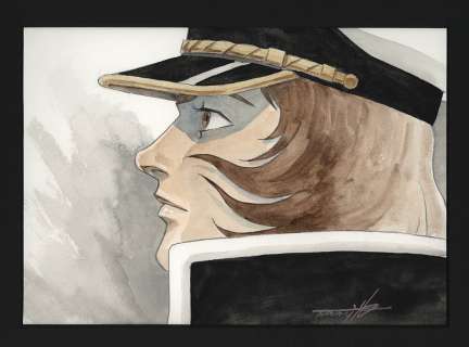 Tomoken Kogawa Hand-Drawn Color Illustration "Space Battleship Yamato Resurrection" | Mandarake (Big Web)