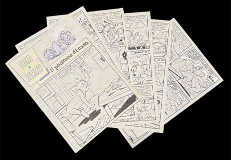 Dossi, Sandro | Dossi, Sandro - 6x Tavole originali "Tom & Jerry" | Catawiki