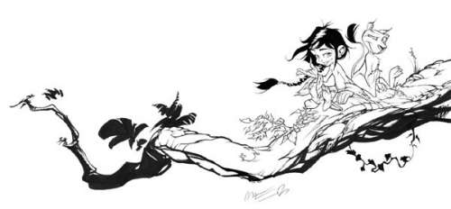 Munuera | NÃ„VIS Couverture originale au feutre sur papier, signée en bas | Kahn et Associés