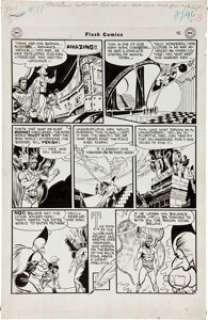 Joe Kubert Flash Comics #71 Golden Age Hawkman page 8 Original Art (DC, 1946). When‘s the last time you saw a -