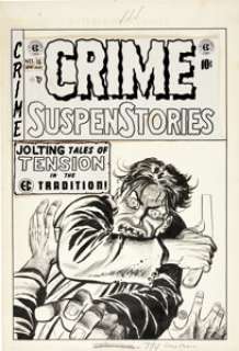 Johnny Craig Crime SuspenStories #16 Cover Original Art (EC, 1953). Johnny Craig showcases his mastery of - | Heritage
