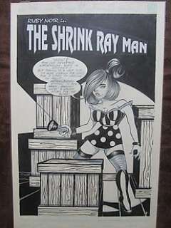 TODD BORENSTEIN - VISIONS OF CURVES - RUBY NOIR IN " THE SHRINK RAY MAN "