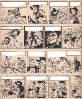 Tibet | Chick Bill, planches n°7AÂ et 7B Ã  l’encre de Ch… | Millon