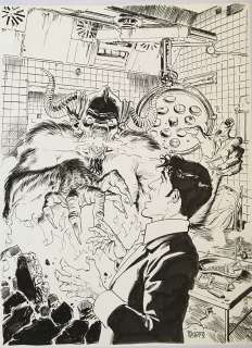 Bruno Brindisi - Original illustration for Dylan Dog. Cm.29,5x40. Ink. Signed