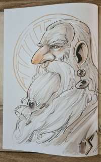 Demare / Jarry | Nains T15 - Oboron du bouclier + dédicace couleur - C - EO - (2019) | Catawiki