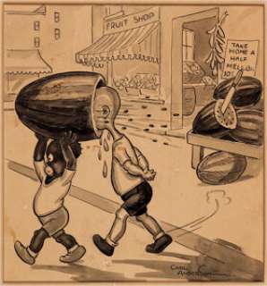 Carl Anderson Henry Saturday Evening Post Comic Panel Original Art (Curtis Publishing, 1933). A classic Henry -