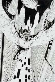 Jim Calafiore and Jack Purcell Gotham Underground #1 Page 1 Man-Bat Splash Page Original Art (DC, 2007). The -