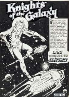 Carmine Infantino and Joe Giella Mystery In Space #1 "Nine Worlds To Conquer" Complete 10 Page -