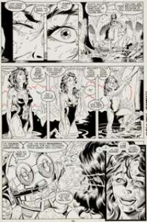 Jim Lee and Dan Green Uncanny X-Men #248 Page 15 Original Art (Marvel, 1989). Psylocke mentally goes back -