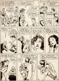 Reed Crandall and Rudy Palais Feature Comics #62 Doll Man Page 4 Original Art (Quality Comics, 1942). -