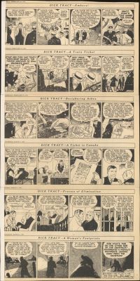 Dick Tracy- Daily Proof Sheet (1934) | Russ Cochran