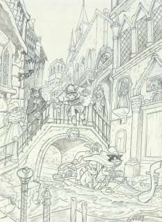 Bernat, Serrat | Bernat, Serrat - Original drawing - Sherlock Holmes in Venice | Catawiki
