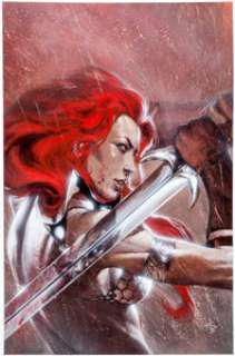 Gabriele Dell‘Otto Red Sonja vs. Thulsa Doom #4 Cover-A Painting Original Art (Dynamite Entertainment, -