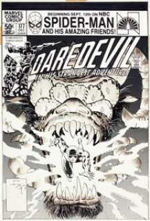 Frank Miller and Klaus Janson Daredevil #177 Cover Original Art (Marvel, 1981). Frank Miller’s run on - | Heritage