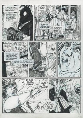 Régis Loisel | La Dernière Maison Juste Avant la Forêt, planche 44 | Galerie 9ème Art