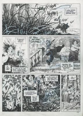 Régis Loisel | La Dernière Maison Juste Avant la Forêt, planche 127 | Galerie 9ème Art