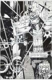 Richard Case Doom Patrol #66 Cover Original Art (DC, 1993). From the Vertigo imprint era of this title, this -