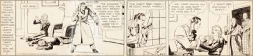 Alex Raymond Secret Agent X-9 Daily #7 Comic Strip Original Art (King Features, 1934). Writer Dashiell -