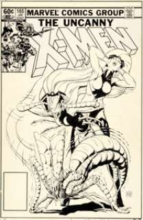 Paul Smith Uncanny X-Men #165 Cover Storm Original Art (Marvel, 1983). Paul Smith‘s clean and crisp lines were -