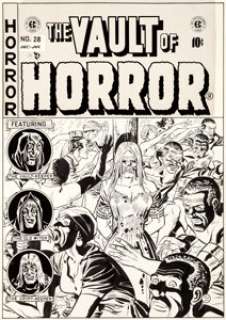 Johnny Craig Vault of Horror #28 Zombie Cover Original Art (EC, 1952). Okay, here‘s the setup -- a sugar -