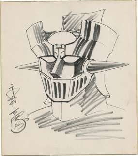 Go Nagai Hand-Drawn Shikishi "Mazinger Z" | Mandarake (Big Web)