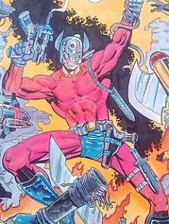 Angel Gabriele - Angel Gabriele Tribute jack Kirby - ORION - 11x17 inches - Encré et mis en couleurs - Page volante - EO - (2013)