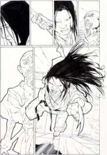 Billy Tan and Jonathan Sibal X-23 #2 Story Pages 21-22 Original Art (Marvel, 2005). The last two pages of -
