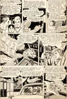 Dick Ayers and Ernie Bache Men‘s Adventures  #27 Story Page 3 Human Torch Original Art (Atlas/Marvel,  1954)....