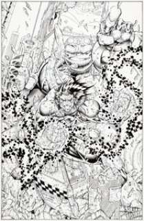 Stephen Platt and Marlo Alquiza Prophet #7 Cover Badrock Original Art (Image, 1996). If you are a fan of -