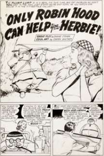 Ogden Whitney Herbie #9 Story Page 1 Original Art (ACG, 1965)....