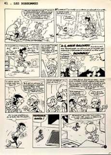 Seron, Pierre - Pierre Seron - Les petits Hommes / De Mini-mensjes - Planche originale ( 41 ) - Les Robhommes - Opération Qi (2004)