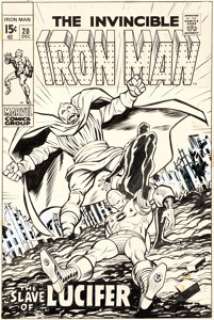 George Tuska Iron Man #20 Cover Original Art (Marvel, 1969).... | Heritage