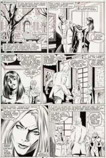 Bret Blevins and Dan Green X-Men #219 Page 10 Original Art (Marvel, 1987)....