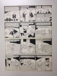 De Moor, Bob | De Moor, Bob - Originele pagina - Nonkel Zigomar, Snoe en Snolleke - De Schat Van Baekelandt - (1952) | Catawiki