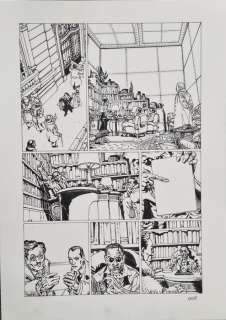 Gess | Gess - Planche originale - L’Oeil de la nuit T1 - Ami du mystère - PL 42 - (2014) | Catawiki