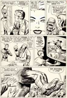 Jack Kirby and Sol Brodsky Fantastic Four #3 Story Page 7 Original Art (Marvel, 1962).... | Heritage
