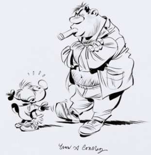  - Conrad Les Innommables Tome 8 Â« Cloaque Â» Dessin pour ex-libris (Dargaud, 1996)....