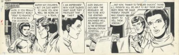 George Wunder | Terry & the Pirates, daily strip du 02 octobre 1971 | Galerie 9ème Art
