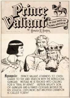 Hal Foster Prince Valiant #510 Sunday Comic Strip Opening Panel Original Art dated 11-17-46 (King Features Syndica... | Heritage