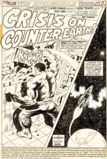  - Herb Trimpe and Jack Abel Incredible Hulk #176 Complete 18-Page Story -- 16 Original Art and Two Stat Pages (Marve...