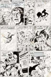  - Tom Sutton and Syd Shores Amazing Adventures #11 Story Page 16 Origin of the "Furry" Beast Original Art (Marvel, 1...