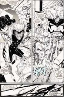 Jim Lee and Art Thibert X-Men #6 Story Page 20 Original Art (Marvel, 1992)....